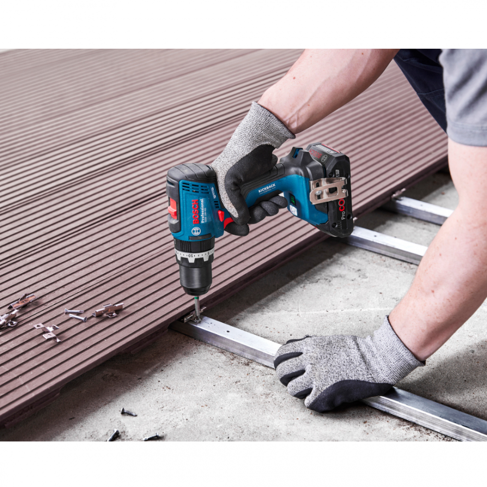 BOSCH GSB 18V-65 PRO CORDLESS IMPACT DRILL DRIVER BRUSHLESS MOTOR WITH L-CASE