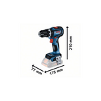 BOSCH GSB 18V-90C PRO CORDLESS COMBI IMPACT DRILL- BARE UNIT