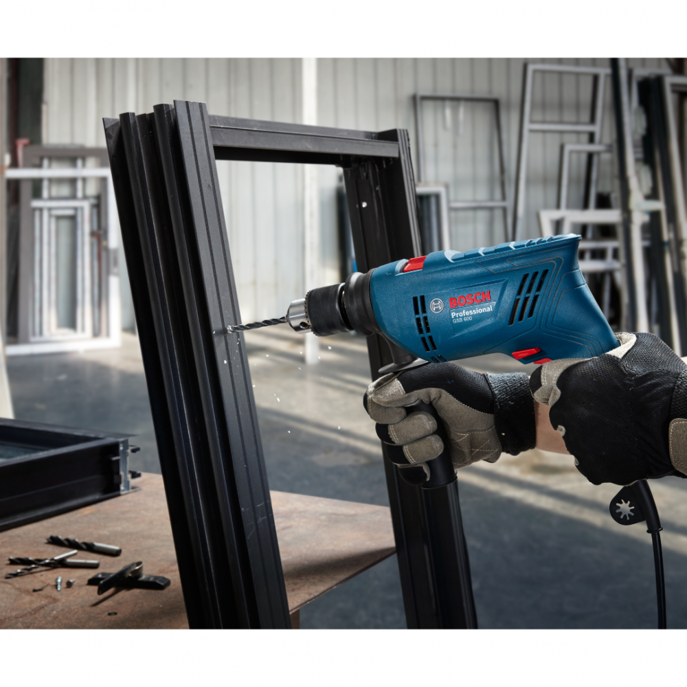 BOSCH GSB 600 PRO IMPACT DRILL SET WITH 100PCS ACCESSORIES (REPLACES GSB 10RE)