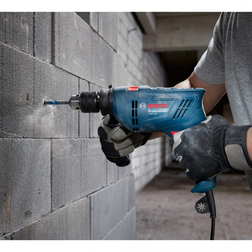 BOSCH GSB 600 PRO IMPACT DRILL SET WITH 100PCS ACCESSORIES (REPLACES GSB 10RE)