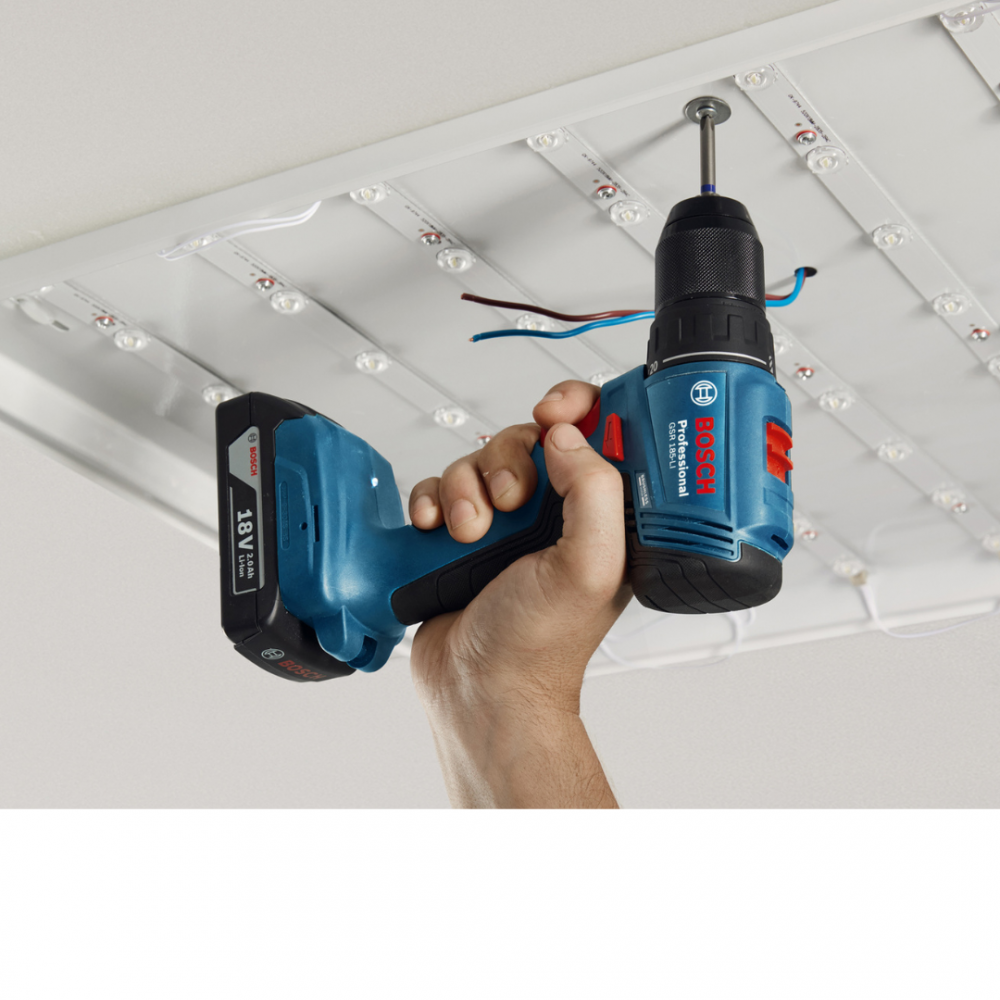 BOSCH GSR 185-LI PRO CORDLESS DRILL/DRIVER WITH BRUSHLESS MOTOR