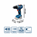 BOSCH GSR 18V-65 PRO CORDLESS DRILL DRIVER- BARE UNIT