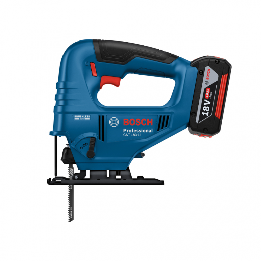 BOSCH GST 183-LI PROFESSIONAL CORDLESS JIG SAW 1 FREE JIGSAW BLADE (BARE UNIT)