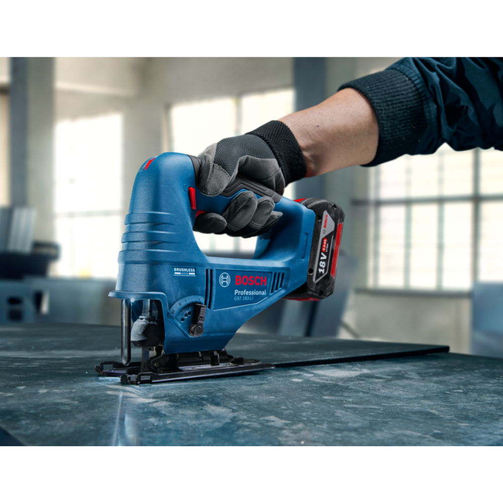 BOSCH GST 183-LI PROFESSIONAL CORDLESS JIG SAW 1 FREE JIGSAW BLADE (BARE UNIT)