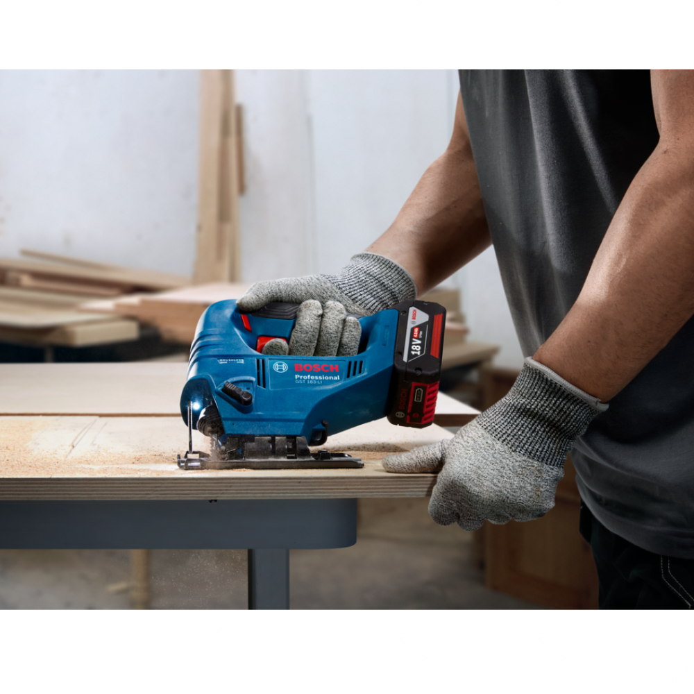 BOSCH GST 183-LI PROFESSIONAL CORDLESS JIG SAW 1 FREE JIGSAW BLADE (BARE UNIT)