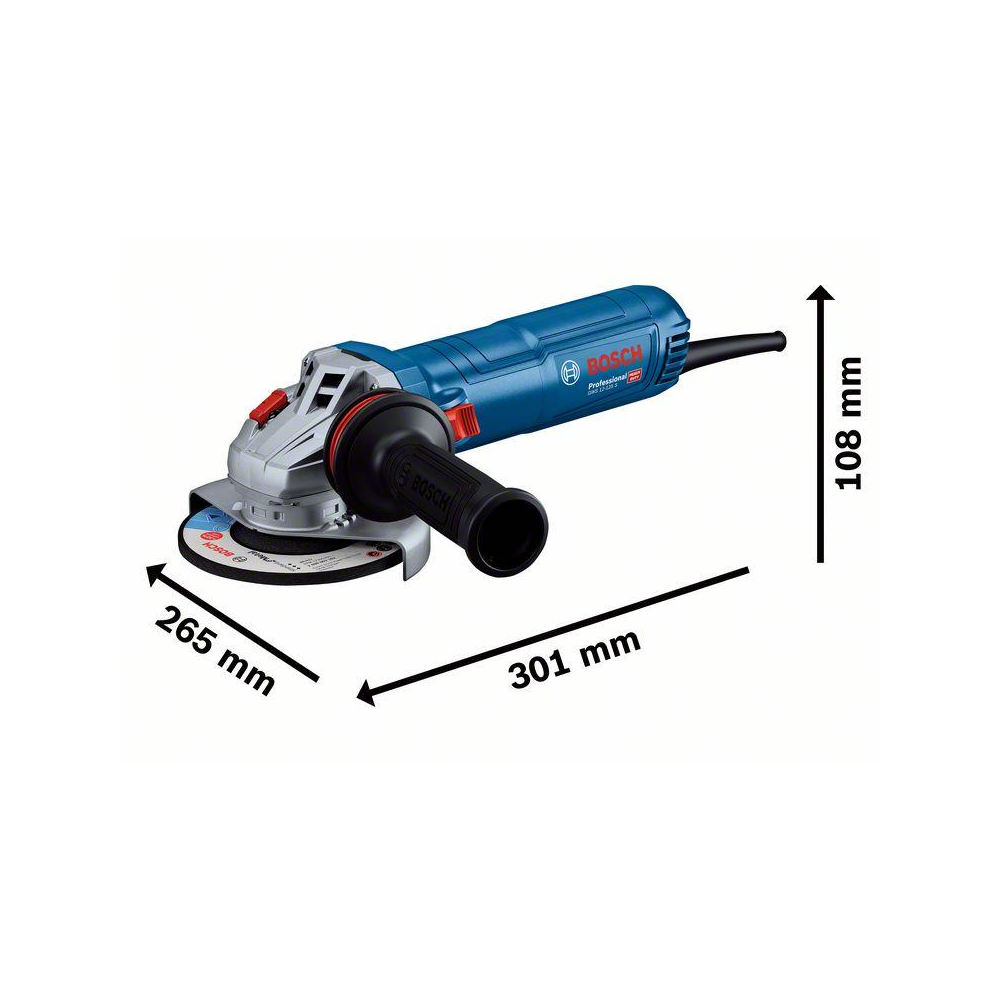 BOSCH GWS 12-125S PRO 5INCH (125MM) ANGLE GRINDER CORDED