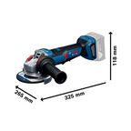 BOSCH GWS 18V-11PS PRO CORDLESS ANGLE GRINDER 4" WITH PADDLE SWITCH (REPLACE GWS18V-10P) (BARE UNIT)