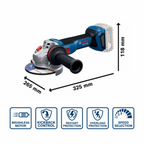 BOSCH GWS 18V-11S PROFESSIONAL CORDLESS ANGLE GRINDER 1100W BARE UNIT