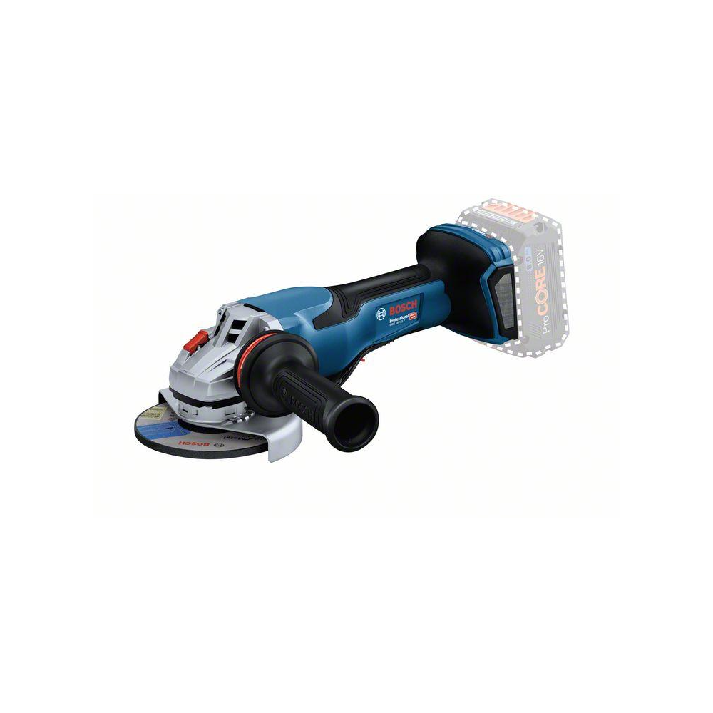 BOSCH GWS 18V-15P CORDLESS 5INCH (125MM) ANGLE GRINDER DEADMAN SWITCH (SOLO) Main image