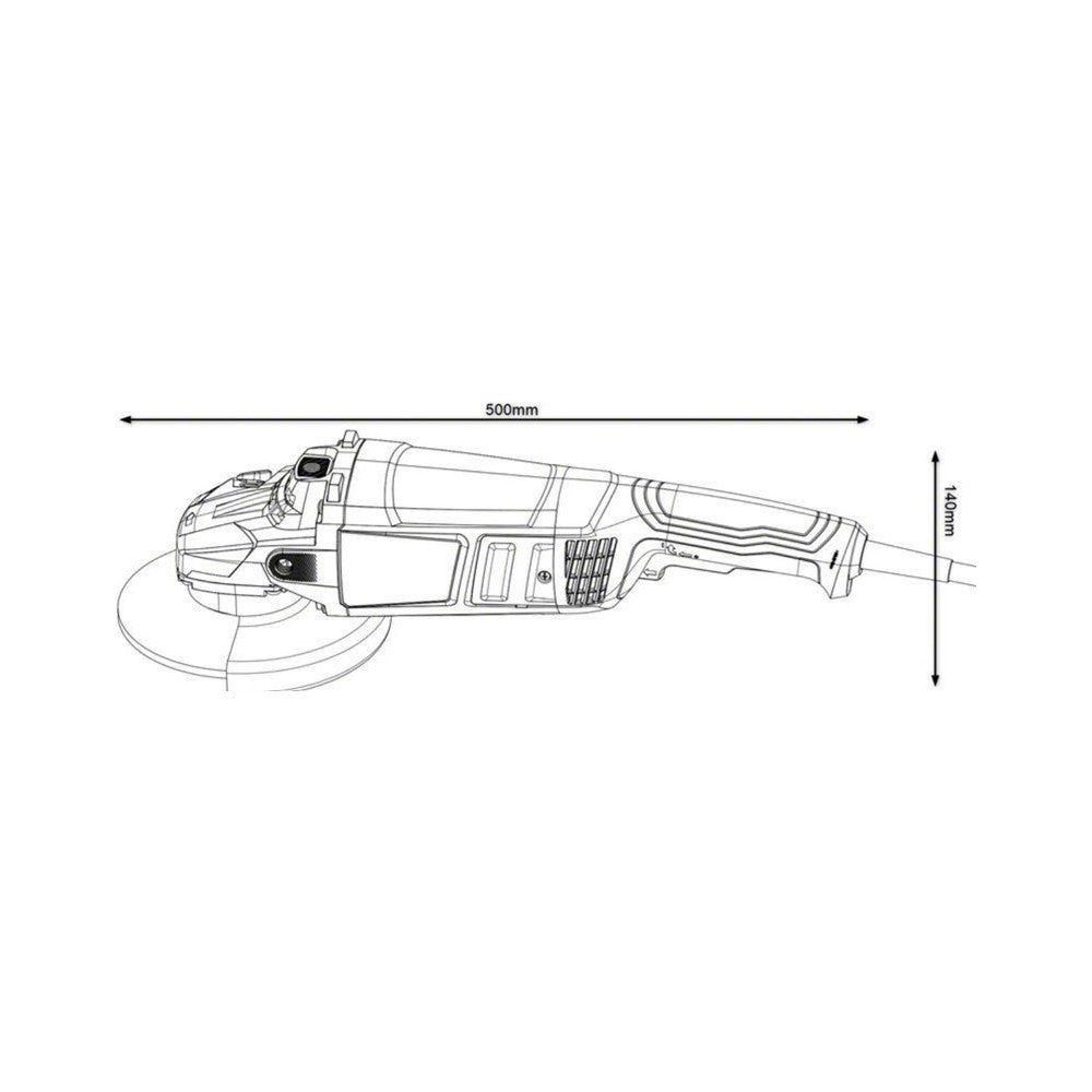 BOSCH GWS 2200-230 PRO ANGLE GRINDER 9" (230MM) 2200W CORDED