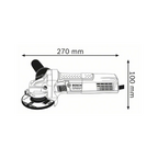BOSCH GWS 750-100 PRO ANGLE GRINDER 4INCH (100MM) 750W CORDED 220V