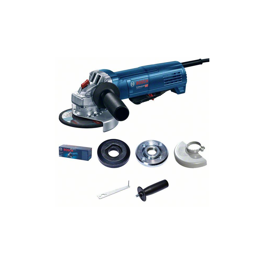 BOSCH GWS 9-100P PRO ANGLE GRINDER PADDLE SWITCH 4" (100MM) 900W 220V CORDED