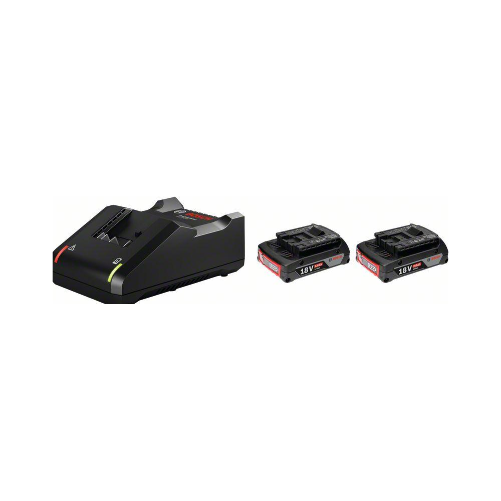 BOSCH STARTER KIT 18V 2.0AH 2PCS BATTERY AND 1PC GAL18V-40 PRO HEAVY DUTY CHARGER