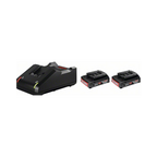 BOSCH STARTER KIT 18V 2.0AH 2PCS BATTERY AND 1PC GAL18V-40 PRO HEAVY DUTY CHARGER