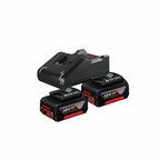 BOSCH STARTER KIT 18V 4.0AH 2PCS BATTERY AND 1PC GAL18V-40 PRO HEAVY DUTY CHARGER