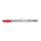 BOSCH T102H JIGSAW BLADE PRO PLASTICS PVC CLEAN