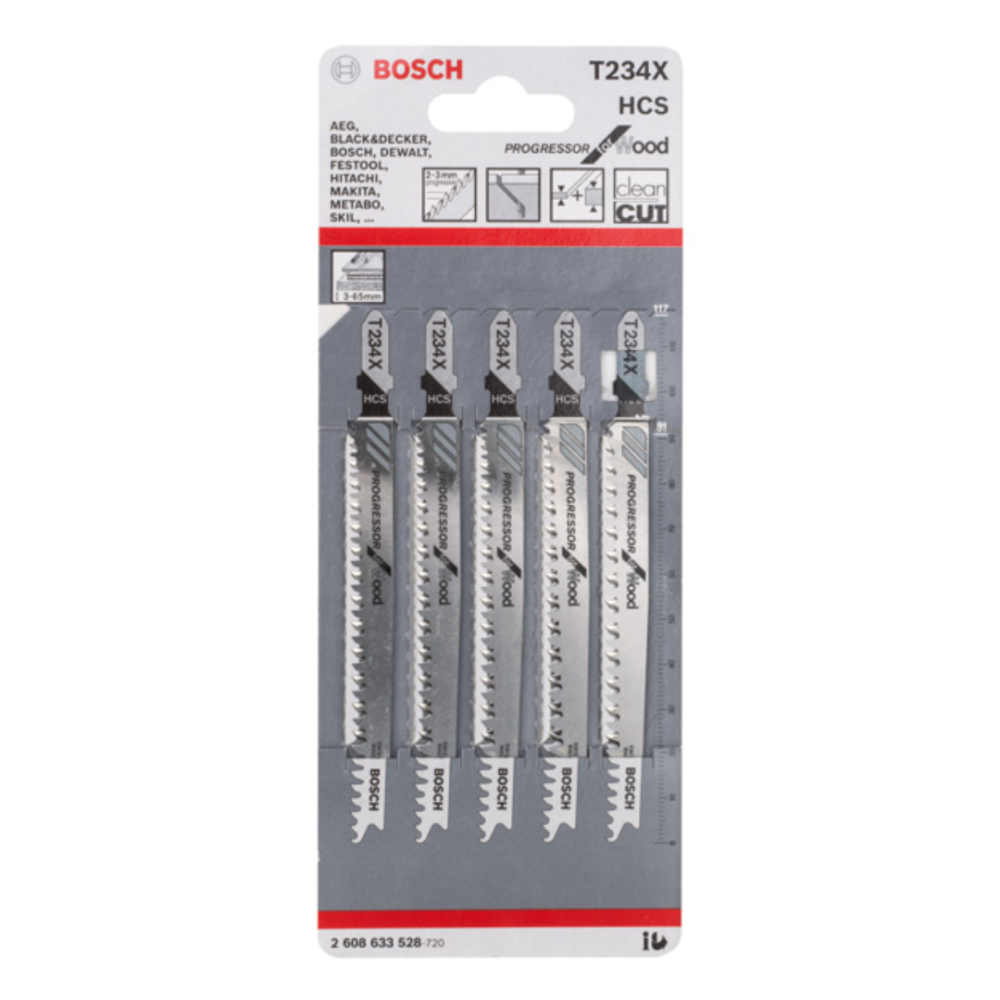 BOSCH T234X PROGRESSOR FOR WOOD JIGSAW BLADE