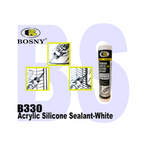 BOSNY ACRYLIC SILICONE SEALANT WHITE B330