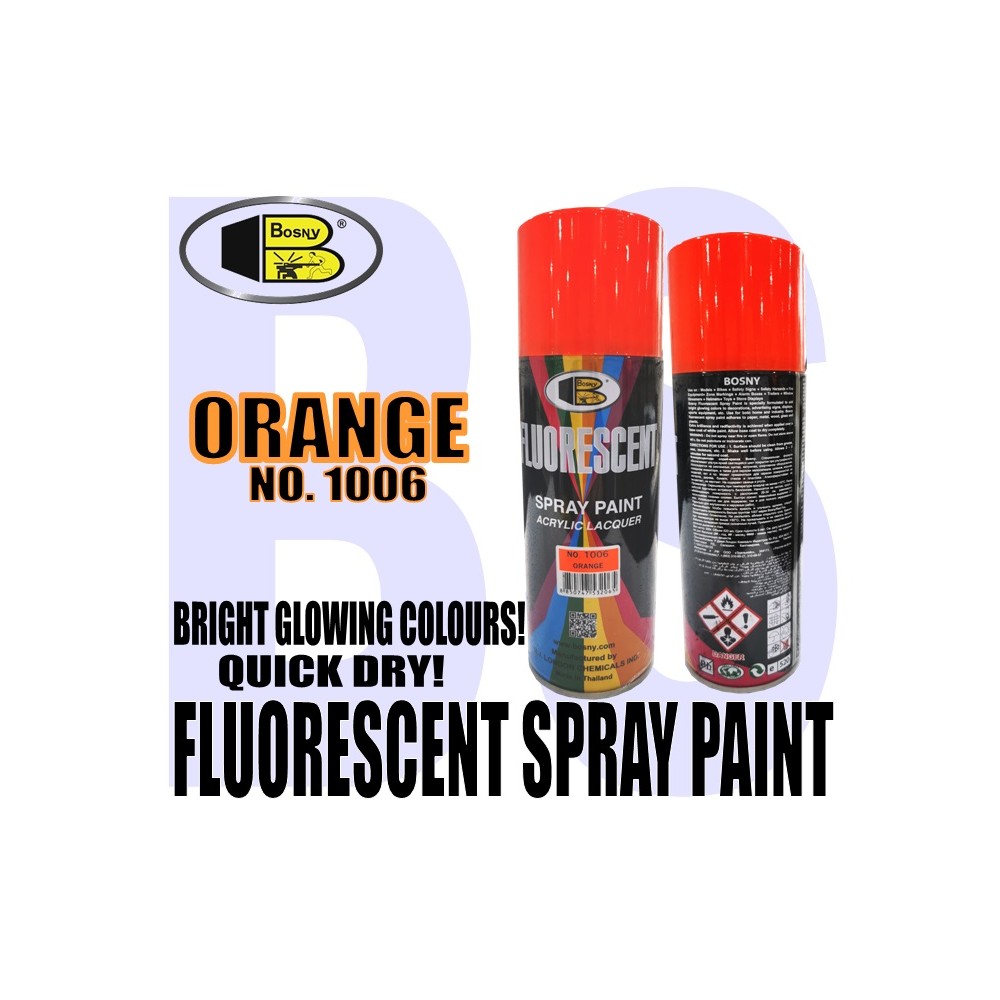 BOSNY FLUORESCENT SPRAY PAINT
