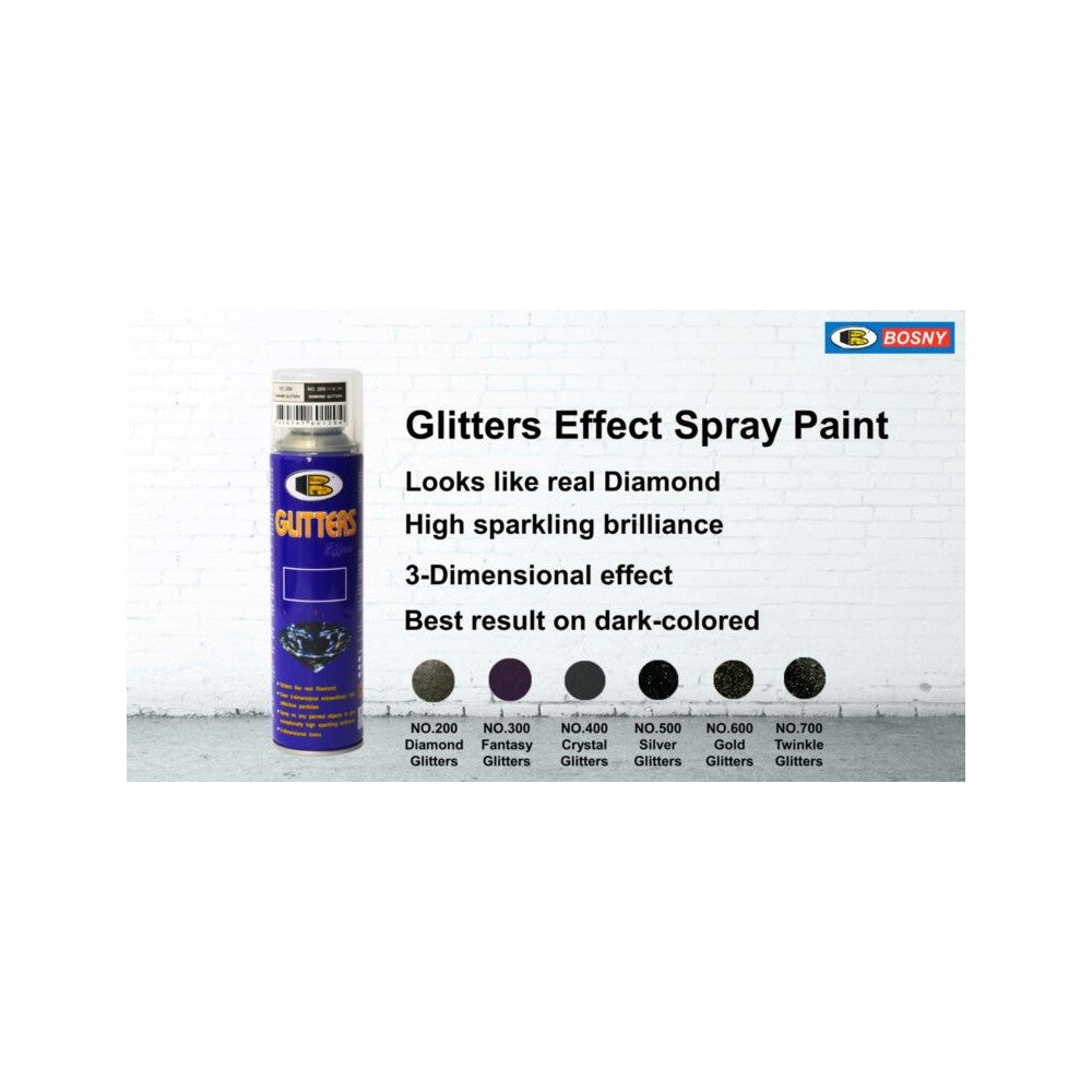 BOSNY GLITTERS SPRAY PAINT