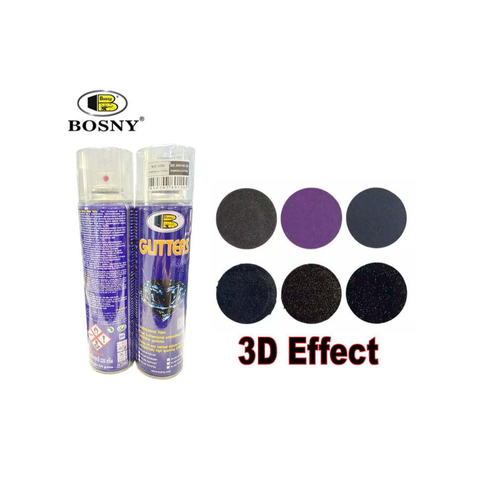 BOSNY GLITTERS SPRAY PAINT
