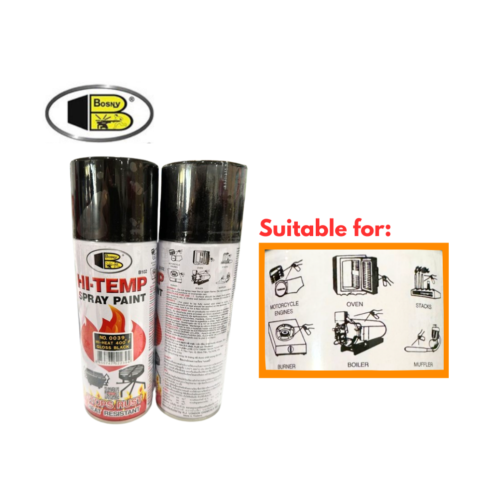 BOSNY HI-HEAT SPRAY PAINT 400F Main image