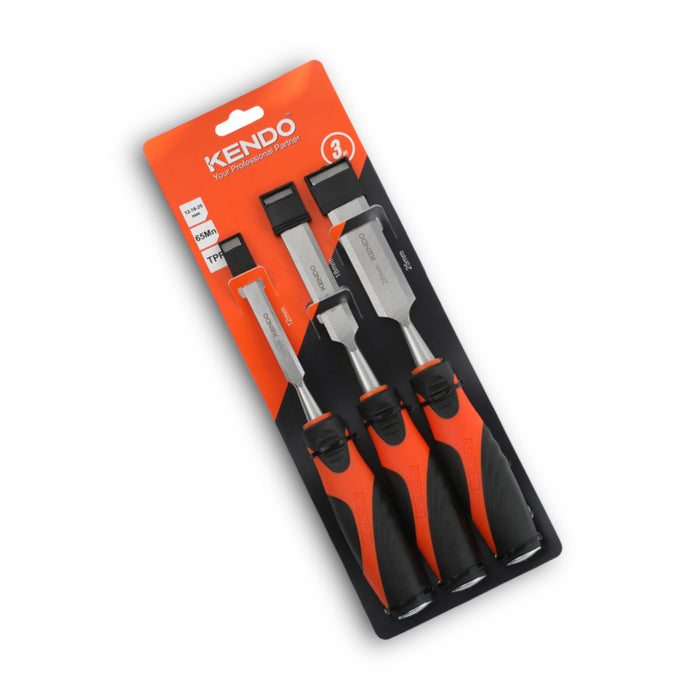 KENDO 3pc Wood Chisel Set - 85121