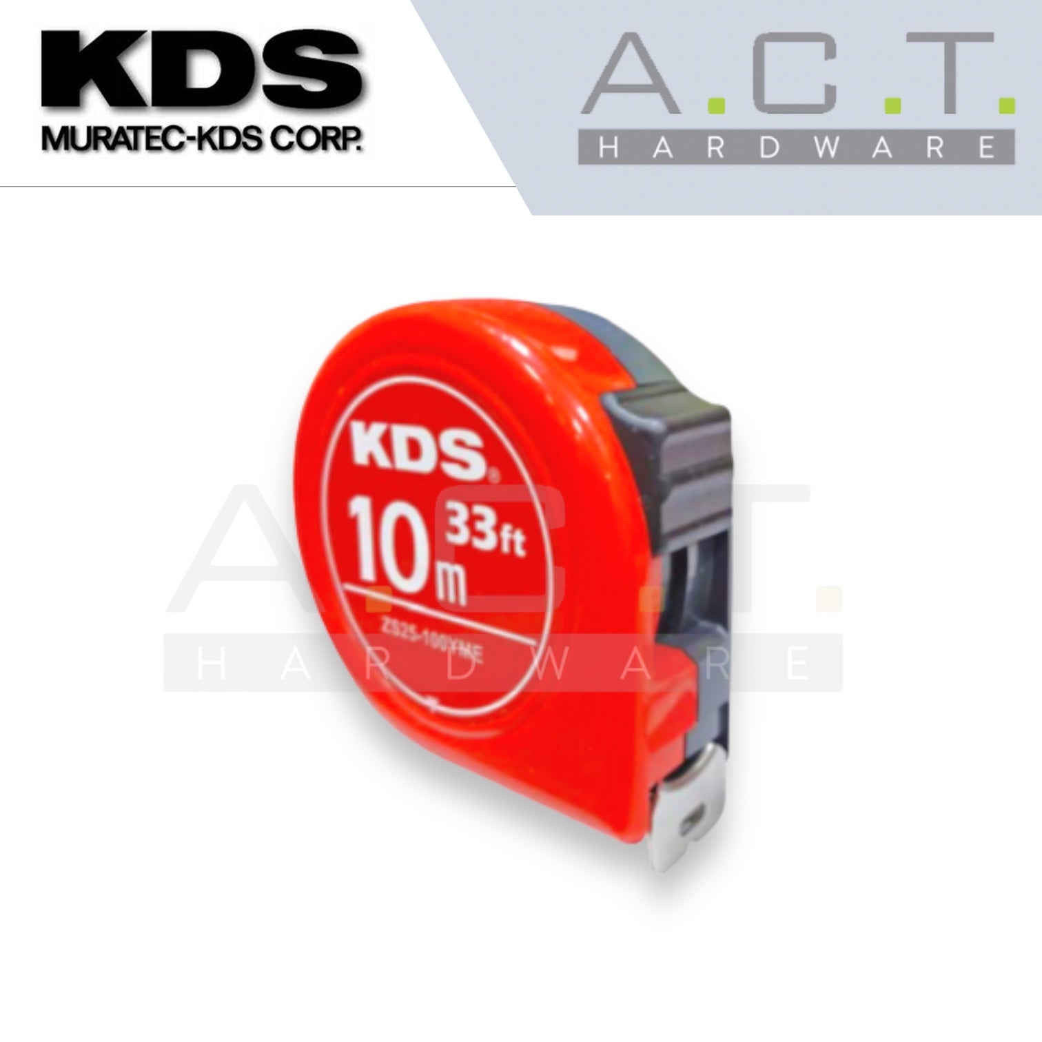 KDS ZS25100, MEAURING TAPE 10M (WIDTH: 25MM) Main image