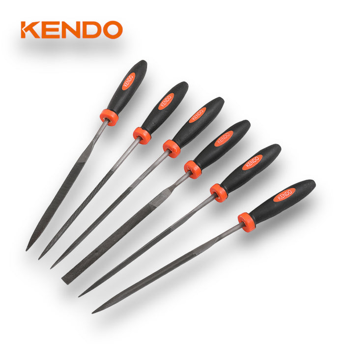 KENDO 6PC NEEDLE FILE SET - 30181