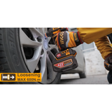 INGCO CIWLI42461, 42V Compact Brushless Cordless 1/2" Impact Wrench Set, 460Nm, With Accessories Set