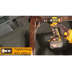 INGCO CIWLI42461, 42V Compact Brushless Cordless 1/2" Impact Wrench Set, 460Nm, With Accessories Set