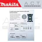MAKITA CL001G CORDLESS CLEANER ( 2 COLOURS )