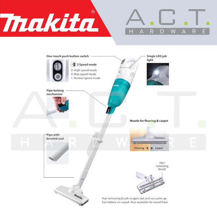 MAKITA CL117FDX2 CORDLESS CLEANER