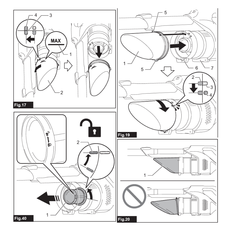 MAKITA CL200FD CORDLESS BRUSHLESS DRY VACUUM CLEANER (CYCLONE TYPE) Secondary image