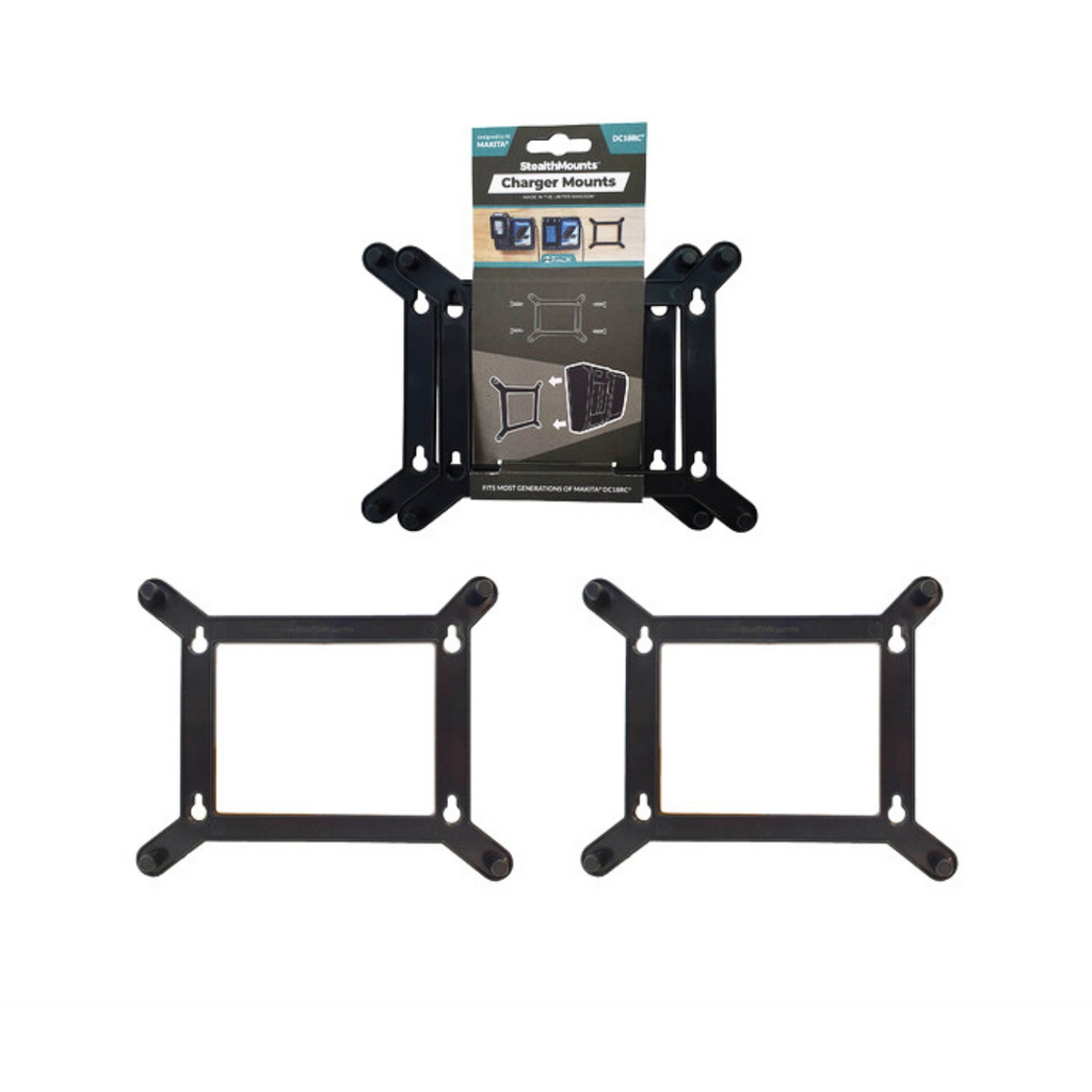 StealthMounts Charger Mounts for Makita 18V Series [SKU: CMC-MK-S_2]