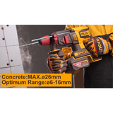 INGCO CRHLI422682, 42V Brushless SDS-PLUS Cordless Rotary Hammer Set, 26MM, With Accessories Set