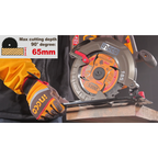 INGCO CSLI4218511, 42V Cordless Circular Saw Set, 185MM (7-1/4")