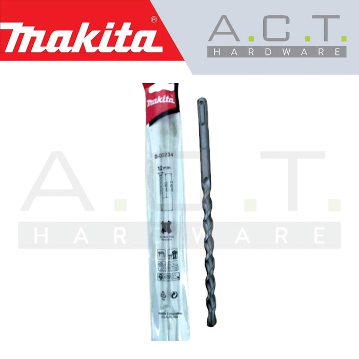 MAKITA T.C.T DRILL BIT FOR SDS-PLUS HAMMERS (BIT DIA: 11mm - 28mm)