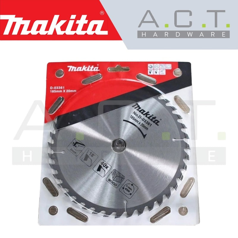 MAKITA CUTTING BLADE FOR WOOD & PLUNGE CUT CIRCULAR SAW (SIZE: 185 - 355MM) Main image