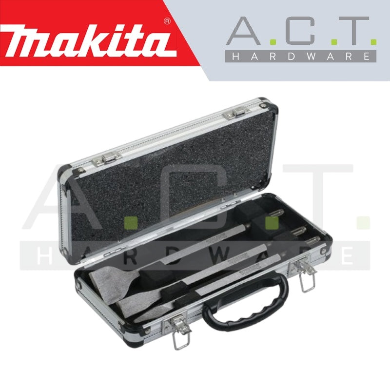 MAKITA CHISEL SET FOR SDS-PLUS HAMMERS, D-05181 (3PCS ASSORTMENT) Secondary image