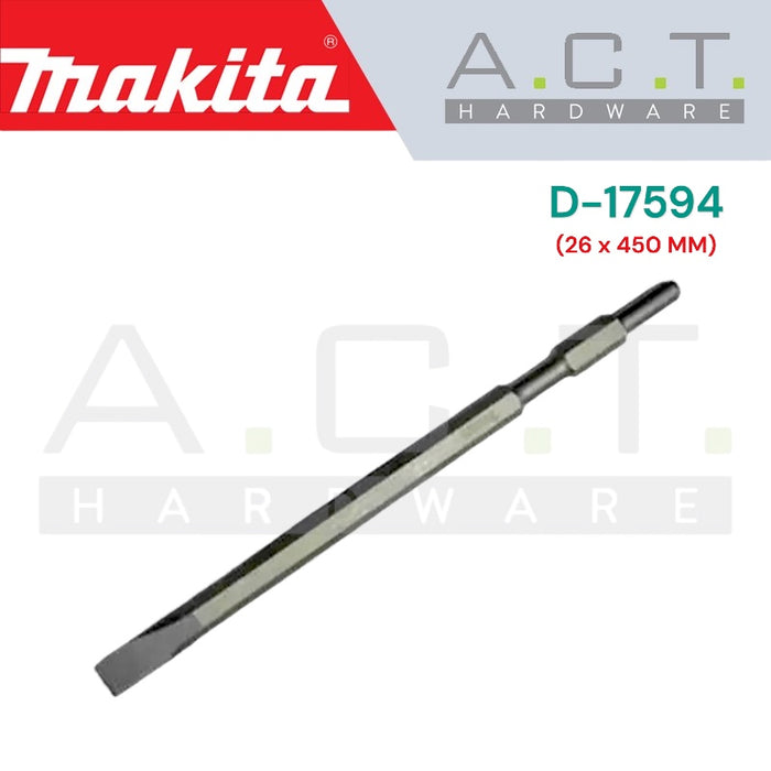 MAKITA COLD CHISEL FOR 21MM HEX SHANK HAMMERS