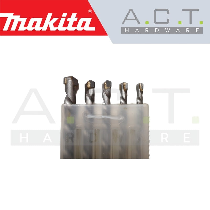 MAKITA T.C.T DRILL BIT SET (5PCS) WITH STRAIGHT SHANK/ CONCRETE