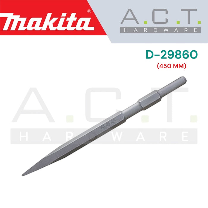 MAKITA BULL POINT FOR 17MM HEX SHANK HAMMERS (SHARPER EDGE)