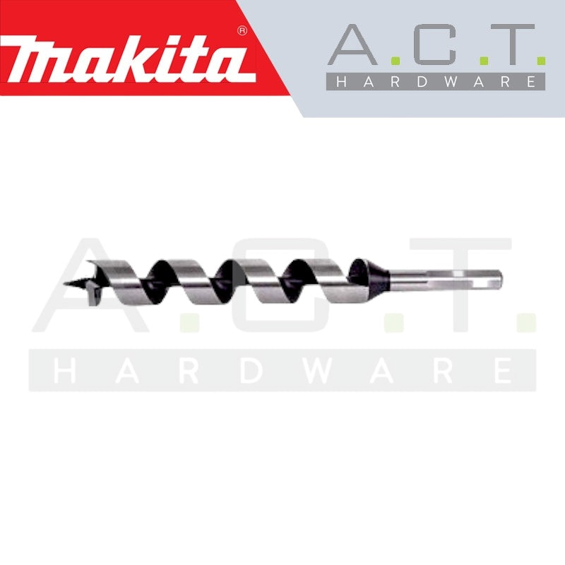 MAKITA WOOD SINGLE SPUR AIGER BIT, 1/4" HEX SHANK TYPE Main image