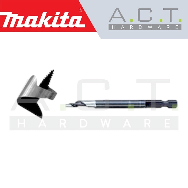 MAKITA WOOD SINGLE SPUR AIGER BIT, 1/4" HEX SHANK TYPE Secondary image