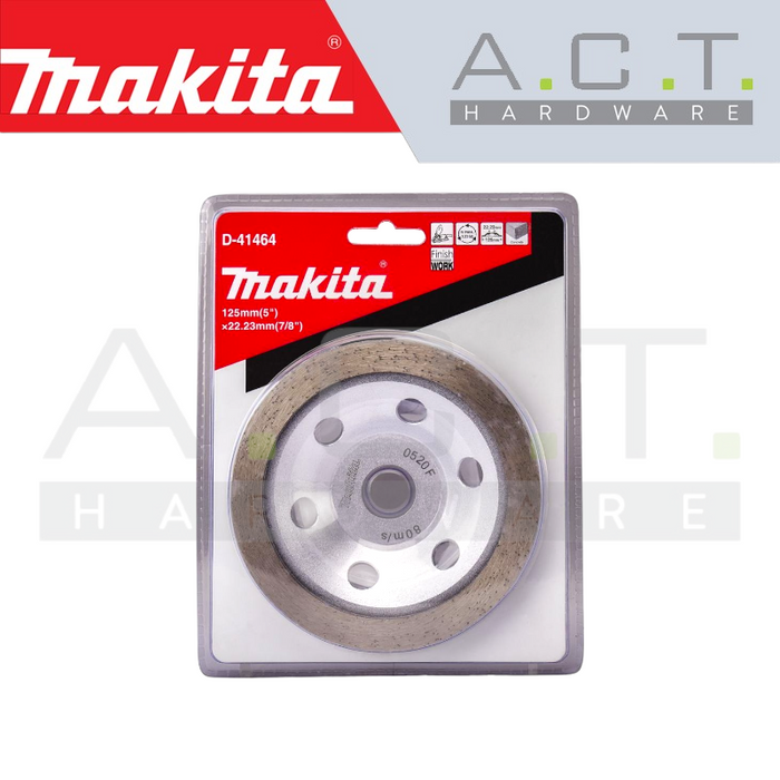 MAKITA OFFSET DIAMOND WHEEL 125MM FINE WORK (RIM TYPE), D-41464