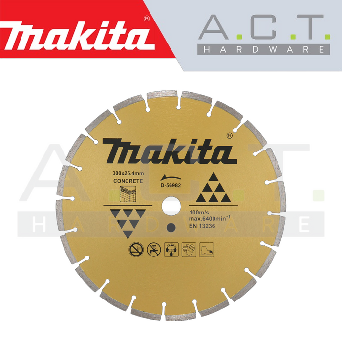 MAKITA DIAMOND WHEEL 300MM LASER WELD (CONRETE/BRIK), D-56982