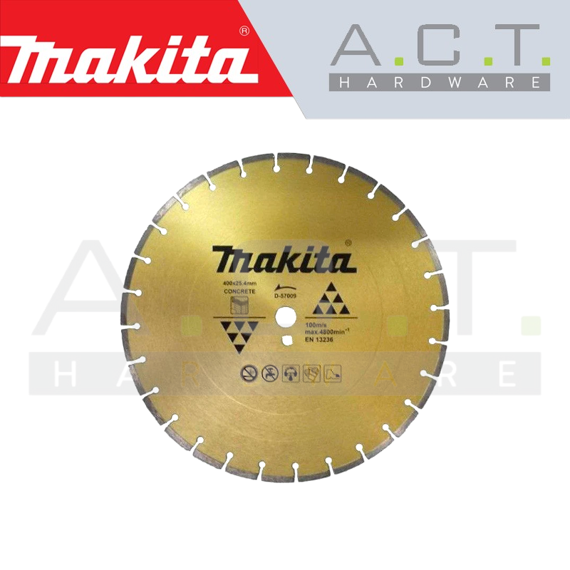 MAKITA DIAMOND WHEEL 400MM LASER WELDED SEGMENTED (CONRETE/BRICK), D-57009 Main image
