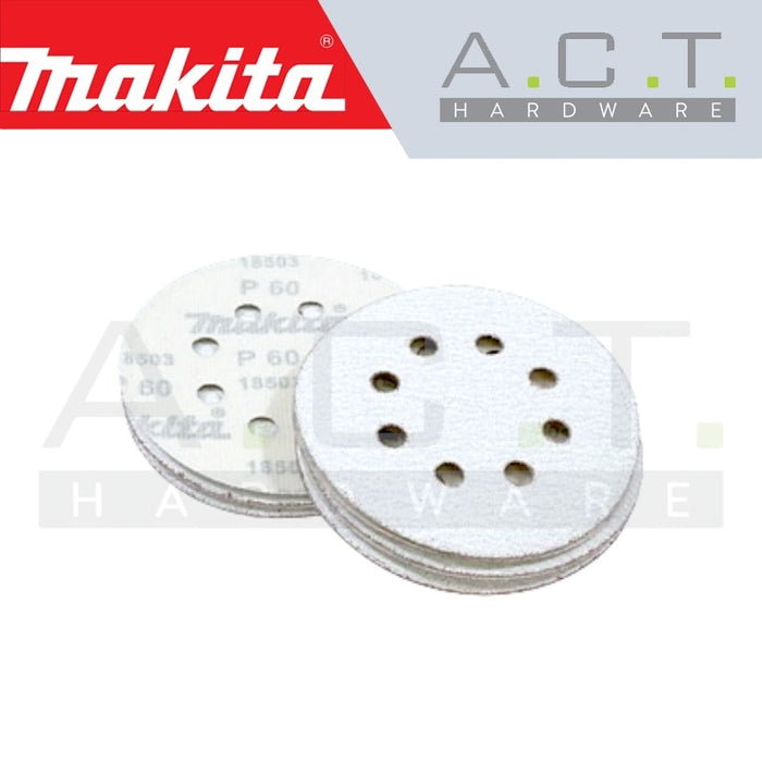 MAKITA ABRASIVE DISC, 8 HOLES FOR PAINT, (10PCS)