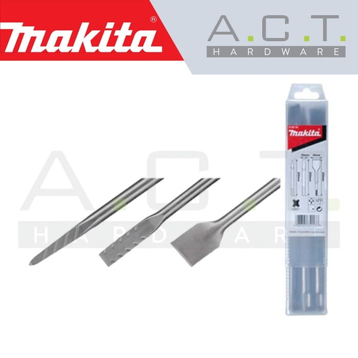 MAKITA CHISEL SET FOR SDS-PLUS HAMMERS, D-71314